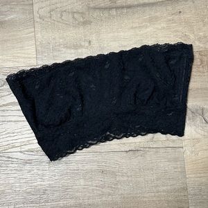 La Senza black lace bandeau bra